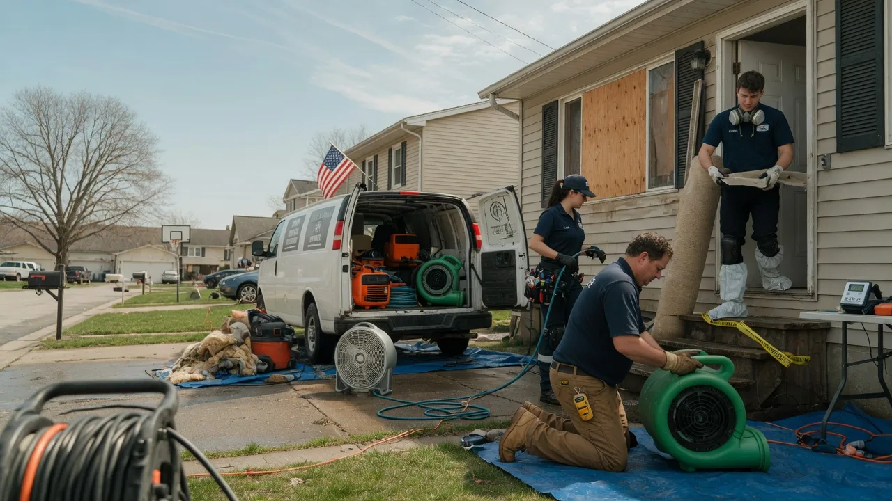 Water Damage Restoration in Highland Village, TX near me